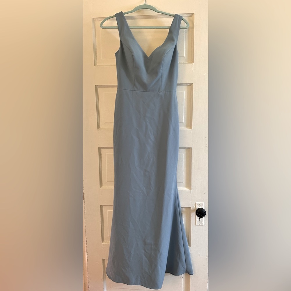 Revelry  Light French Blue Bridesmaid Dress